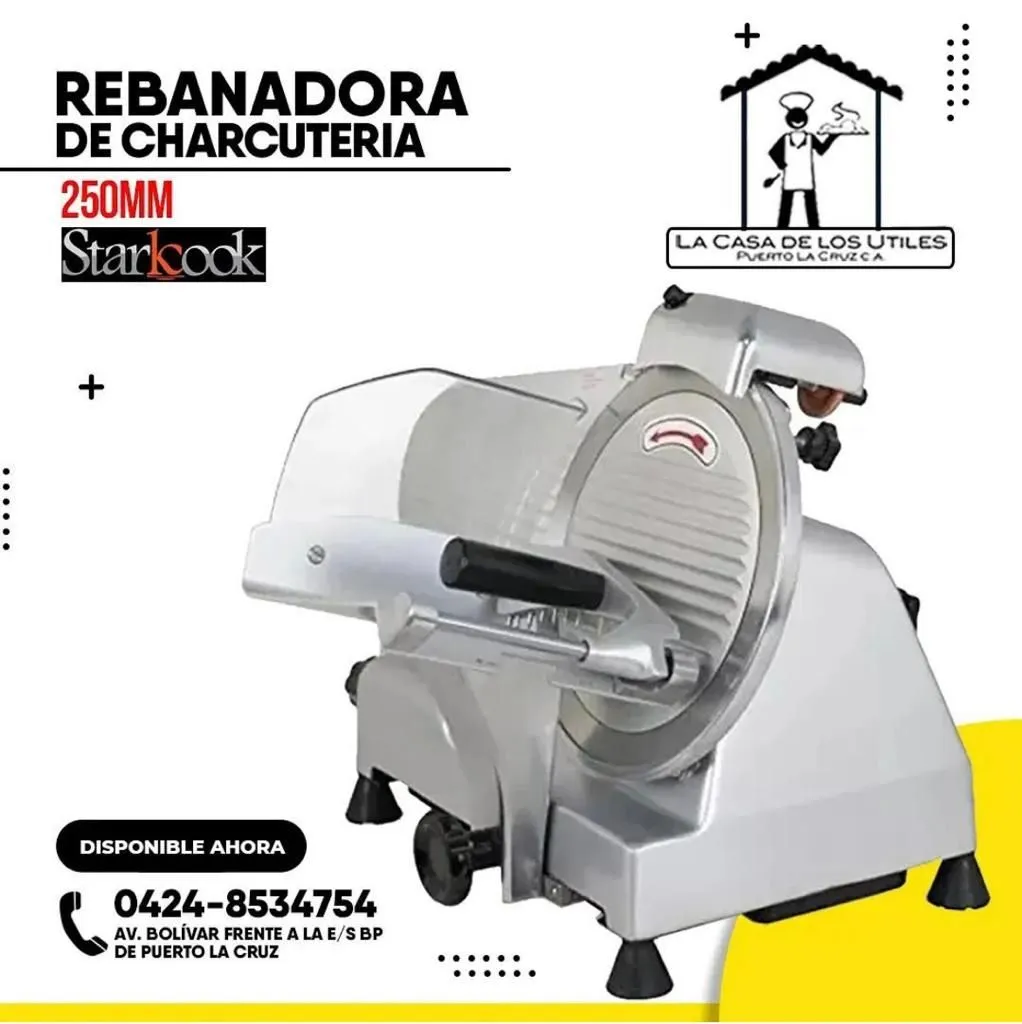 Rebanadora de charcutería 250 mm